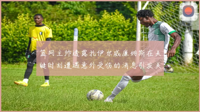 篮网主帅透露扎伊尔威廉姆斯在关键时刻遭遇意外受伤的消息引发关注